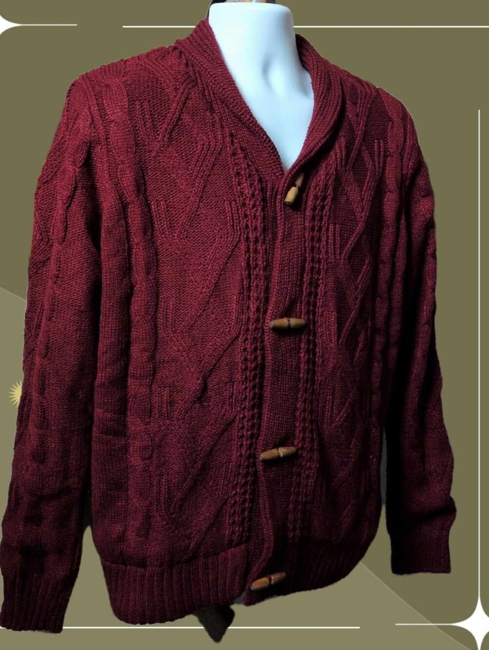 ✨ Sale Nordstrom Brand Xray Jeans Sherpa Duffle Toggle Sweater Size L